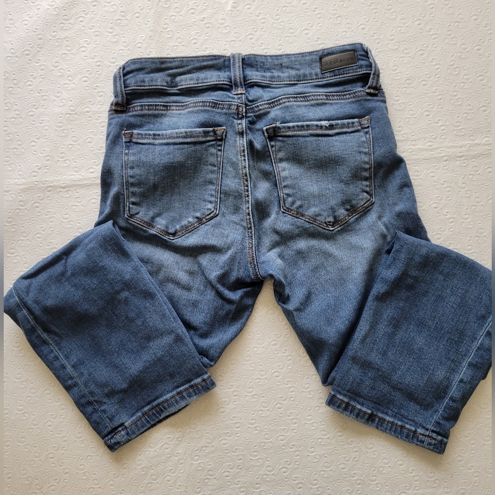 STS Blue Cassie Crop Blue Jeans Women's sz 26 - Picture 8 of 10